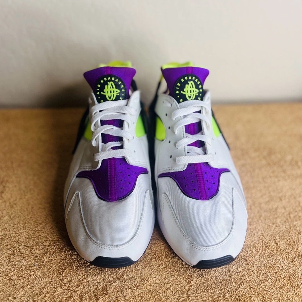 Nike White and Purple Sneakers